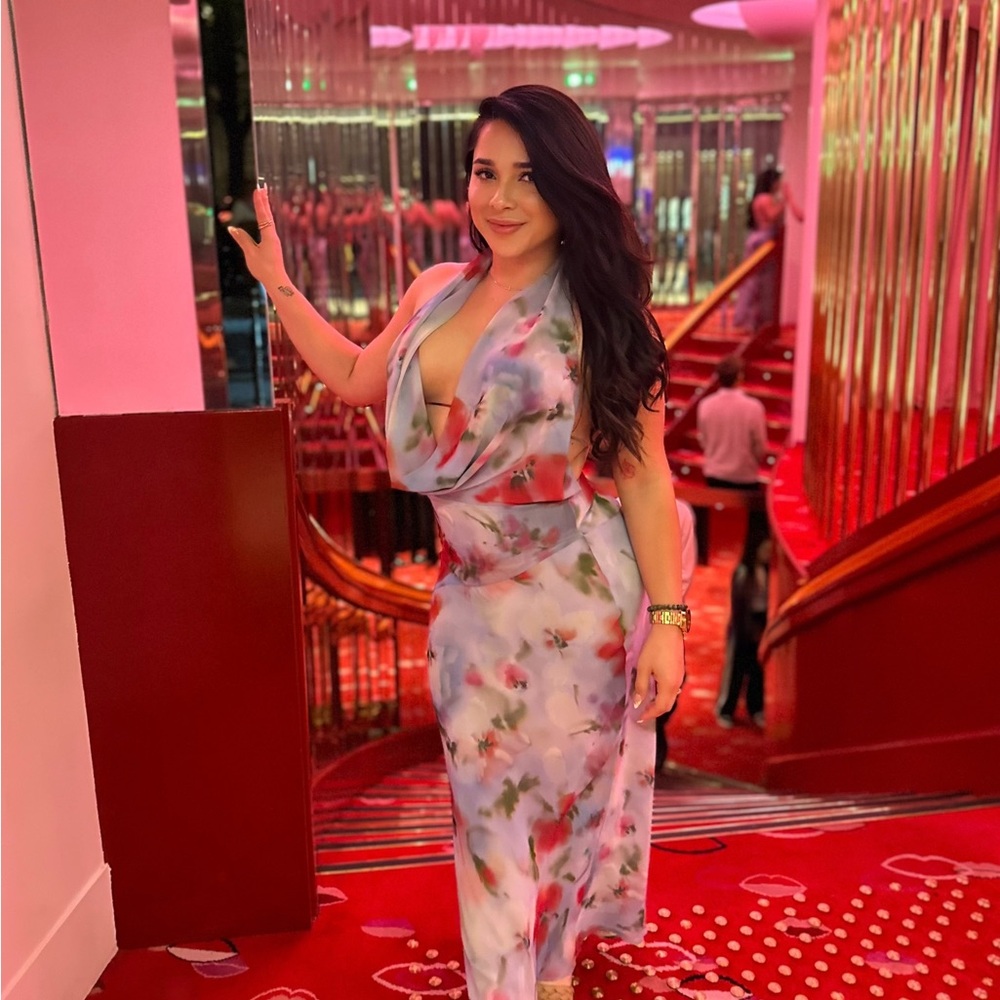 Elegant Floral Maxi Dress